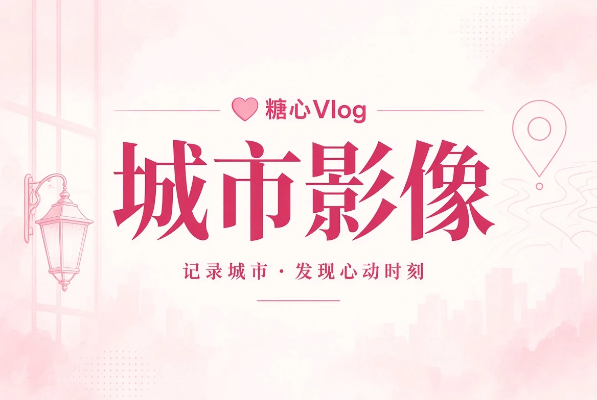 街景册的城市街巷与光影